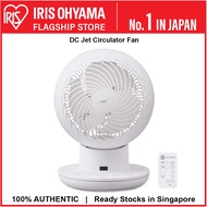 IRIS Ohyama PCF-SDS15T - Compact Powerful | Horizontal & Vertical Swing | 6" DC JET Circulator Fan |