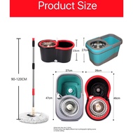 Mop Lantai Spin Magic Spin Mop Basket 360 Spin Wheel Bucket  Cloth Sweeper Mop Microfibre Mop