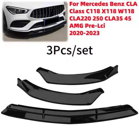 2020-2023 For Mercedes Benz CLA Class C118 X118 W118 CLA220 250 CLA35 45 AMG Pre-Lci Car Front Bumpe