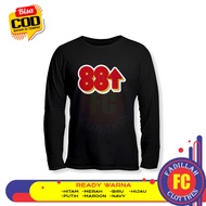 88 Rising Logo Long Sleeve T-Shirt Distro T-Shirt