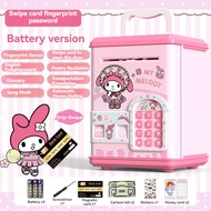 Duit Tabung Kids Money Saving Box Piggy Bank Password Digital Money Fingerprint Unlock Tabung ATM Ca