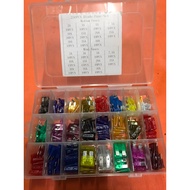 250PCS BLADE FUSE SET MEDIUM FUSES 2A-40A MINI FUSES 2A-40A FUSE COMPLETE SET