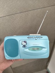 Hello Kitty 單聲道收音機卡帶播放器