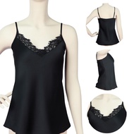 CL CHERILON เชอรีล่อน เสื้อสายเดี่ยว สายเดี่ยว ผ้าซาติน ลูกไม้ เสน่ห์ที่ไม่เหมือนใคร NIC-BSPCL1 + NI