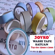 Joyko washi tape lem kertas WT-100 satuan