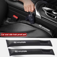 2pcs Car Seat Gap Soft Pad Leather anti-leakage plug Suitable for Hyundai Elantra Grand Starex Sonat