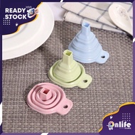 OnlifeStores Foldable Silicone Funnel Food Grade Kitchen Oil Funnel Collapsible Square Funnel Corong