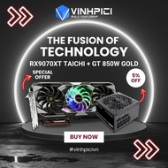 AMD GPU COMBO Computer Set (RX 9070XT TAICHI + Thermaltake GT850 Gold)