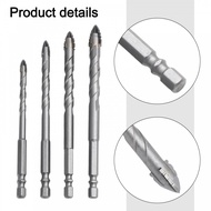 Drill Bit Set for Glass Tiles 4pcs Eccentric Design Precision Drilling
