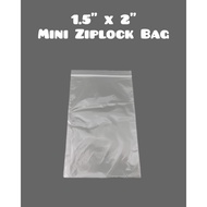 2'' x 3'' Mini Ziplock Bag | Small Resealable Plastic Bag for Jewelry, DIY Materials, SIM Card, Pill