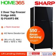 Sharp Top Freezer Fridge 600L SJ-PG60P2