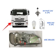 J111S01 NISSAN UD TRUCK  UD QUON CD4 HEAD LAMP  USE H4,4090 (2)BULBS  HEAD LAMP