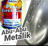 Cat Abu Abu Metalik Penta Super Gloss Anthrazit Grey Metallic 09701 Abuabu Monyet Metalic 1kg