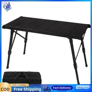 [Ueb Wholesale Center]โต๊ะตั้งแคมป์อลูมิเนียมอัลลอยด์พร้อมโต๊ะพับความสูงปรับได้พร้อมกระเป๋าถือโต๊ะกล