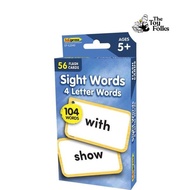 Teacher Created Resources Sight Words Flash Cards 4 Letter Words