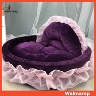 [WMP]  Pets Bed Attractive Double Stitching Technology PP Cotton Detachable Pad Dog Princess House f
