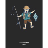 [sgstock] Angler Kalender / Tagesplaner 2020: 8,5 x 11 Zoll (ca. DIN A4) I 368 Seiten (Jeder Tag ein