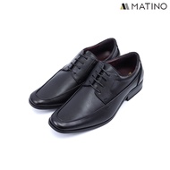 MATINO SHOES รองเท้าชายคัทชูหนังแท้ รุ่น MC/B 1164 - BLACK