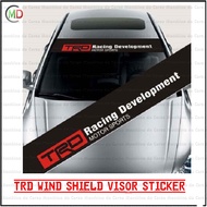 TRD Wind Shield Visor Sticker