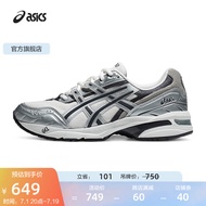 亚瑟士ASICS运动休闲鞋男女同款复古老爹鞋透气慢跑鞋运动鞋 GEL-1090 白色/银色 36
