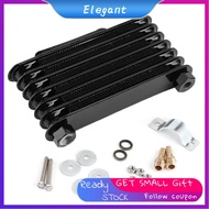 Eleganthome Engine Oil Cooler 7 Row Radiator Fit for most Motorcycles  ATV Dirt Bike Pit 125CC-250CC Use