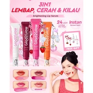Glad2Glow BRIGHTENING LIP SERUM 7g Brightens, Moisturizes and adds color 3in1 liptint liptic