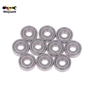[Wjt] 10Pcs Skateboard Bearings Miniature Deep Groove Ball Bearings 693 694 695 696 697 698 699 ZZ F
