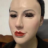 NEW Crossdress Mask Cosplay Realistic Skin Doll Mask Latex Female Angel Face Mask Halloween Fancy Dr