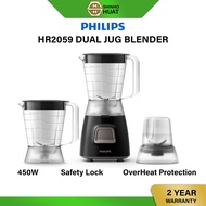 Philips Blender HR2059 ( 450 W ) 1.0L Twin Jar