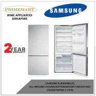 SAMSUNG RL4004SBASL/SS ALL-AROUND COOLING BOTTOM MOUNT FREEZER 402L ENERGY RATING 3 TICKS