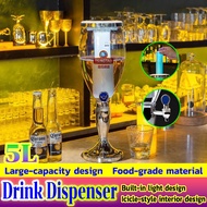 【Local delivery】Drink dispenser Tower beer Tower beer dispenser Juice jug Removable glowing icicle 5