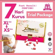 Trial Pack ✓ XTREME 7PLUS  X7plus CEPAT KORRUS / SLIMMING / LOSS WEIGHT ( HERBA 100%)