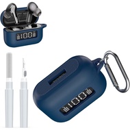 for TOZ0 NC3 Earbuds(2024) Case Cover with Cleaner kit, Silicone Protective Battery Display Visible 