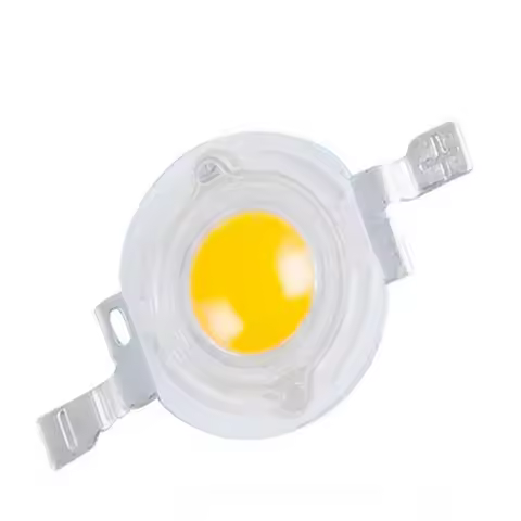 100pcs 3W high power led chip Aquarium lamp bead plant grow light full spectrum white6000k 400-840nm