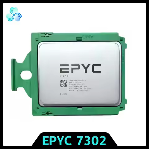 EPYC 7302 CPU 3.0GHz 16-Cores 32-Thread 128MB 155W LGA-4094 Official Unlocked Processor Socket SP3 R