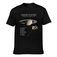 Personality Cassini Huygens Space Tour Mission To Saturn Novelty Men'S T-Shirts Daily Wear