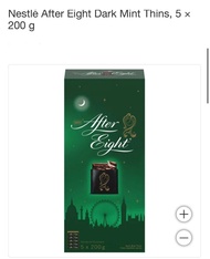 ［加拿大零食代購］加拿大 Costco Brookside Dark Chocolate 藍莓味 850g/雜感40小包 800g/After Eight 薄荷朱古力 200g x 5/Godiva 