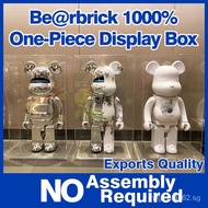 [No Assembly Required]bearbrick 1000% 5mm one-piece acrylic display box integrated display case transparent dust cover display cabinet