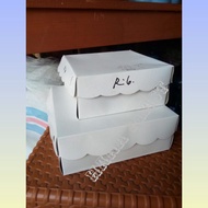 Cake box size 14x14x6(R6) for filling 7/8kue