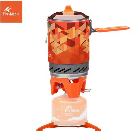 Fire Maple X2 Outdoor Gas Stove Burner Tourist Portable Cooking System With Heat Exchanger Pot FMS-X