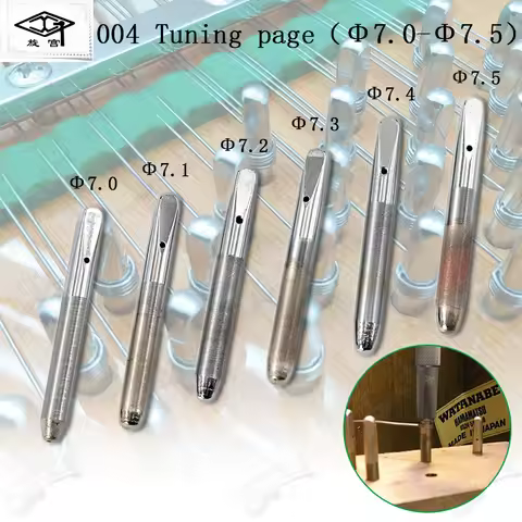 Piano String Hitch; Piano String Fixing Accessory Silver / Black String Shaft (φ 6.95 - φ 7.5) Reel 