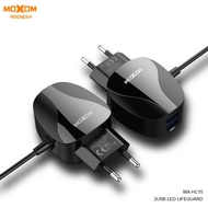 MOXOM 2. 2 USB Charger4A With LED Life Guard MX-HC15
