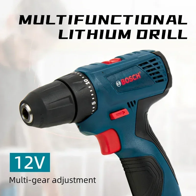 Bosch Professional Electric Drill GSR120-LI 12V Cordless Electric Hand Drill Multi-Functio n Home DI