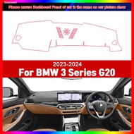 For BMW 3 Series G20 2023 2024 Without HUD Dashmat Dashboard Cover Mat Pad Dash Sunshade
