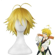 Seven Deadly Sins Sins Sins Sins Yellow cosplay Wig Seven Deadly Sins Sins Meliodas Wig