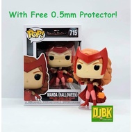 Funko Pop WandaVIsion - Wanda 715 (Halloween) w/ Free 0.5mm Protector!