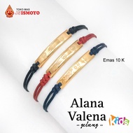 Gelang Emas Tali Valena Anak Marva J5 Ismoyo