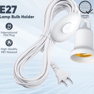 Lamp Bulb Holder With Switch E27 LED Light Bulb Extension Socket E27 LED Bulb