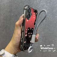 For Realme C85 C71 C63 C51 C53 C55 C35 C15 C20 C20A Note 70 50 Luck Pink Bear Plating Phone Case