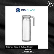 Kimglass Pitcher Kaca 1 Liter / Teko Kaca
